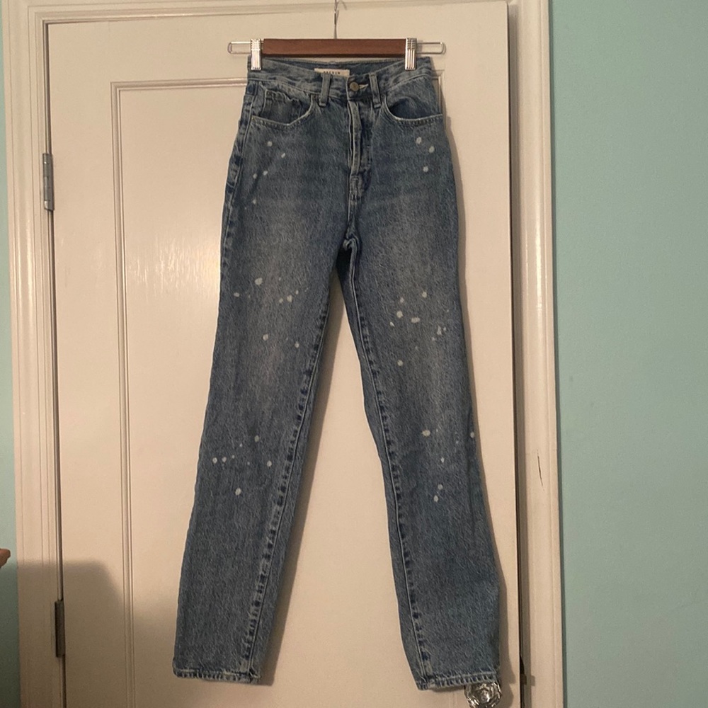PacSun splatter-paint dad jeans, size 23
